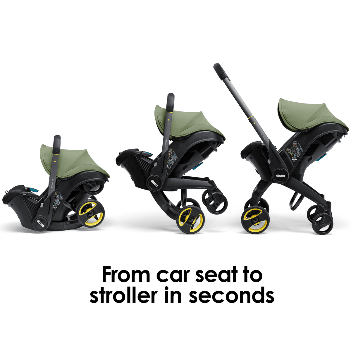 Doona i Car Seat & ISOFIX Base - Desert Green