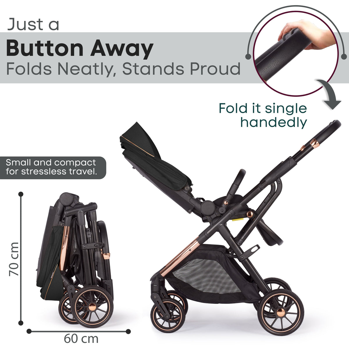 Lejoux+ Baby Pram Stroller Pushchair 0 Months +