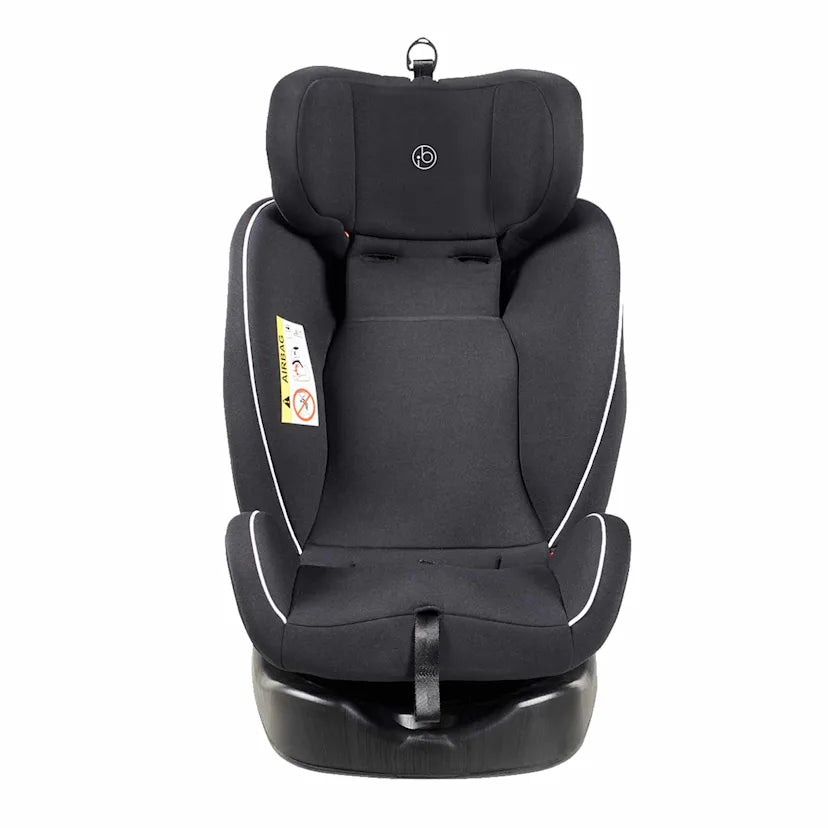Rotator 360° Spin Group 0+/1/2/3 Car Seat – Black (0–12 Years)