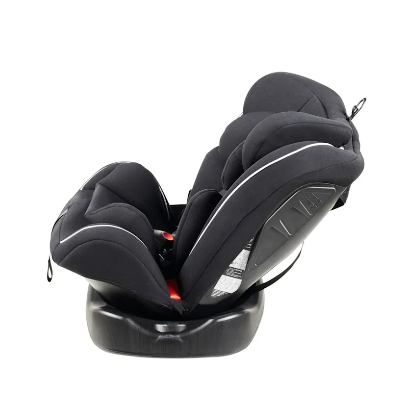Rotator 360° Spin Group 0+/1/2/3 Car Seat – Black (0–12 Years)