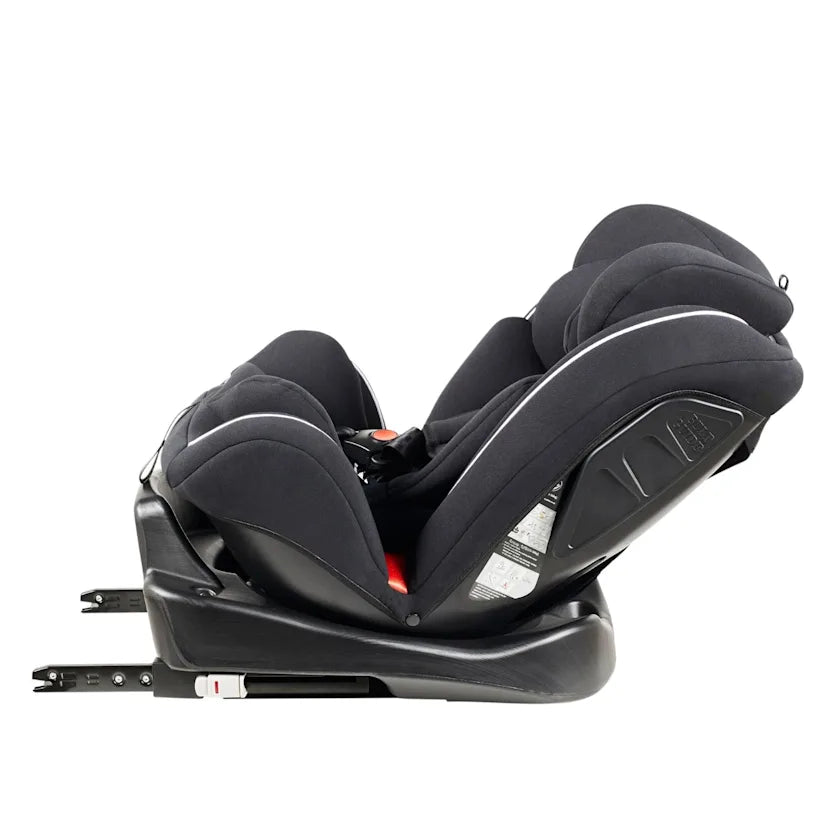 Rotator 360° Spin Group 0+/1/2/3 Car Seat – Black (0–12 Years)